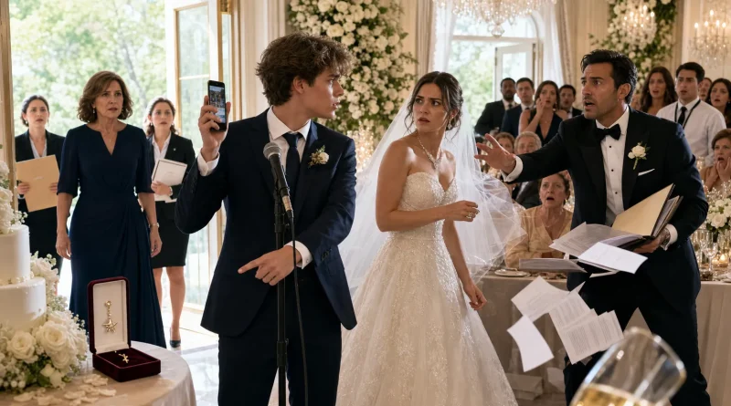 My Son Took the Microphone—Then the Bride Saw the Earring